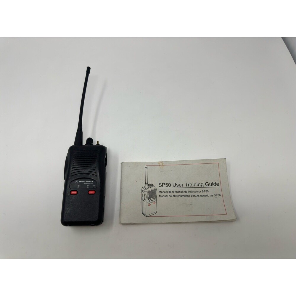 Motorola Radius SP50+ Series Radio (P94YQS20G2AA) UNTESTED NO Battery Cover